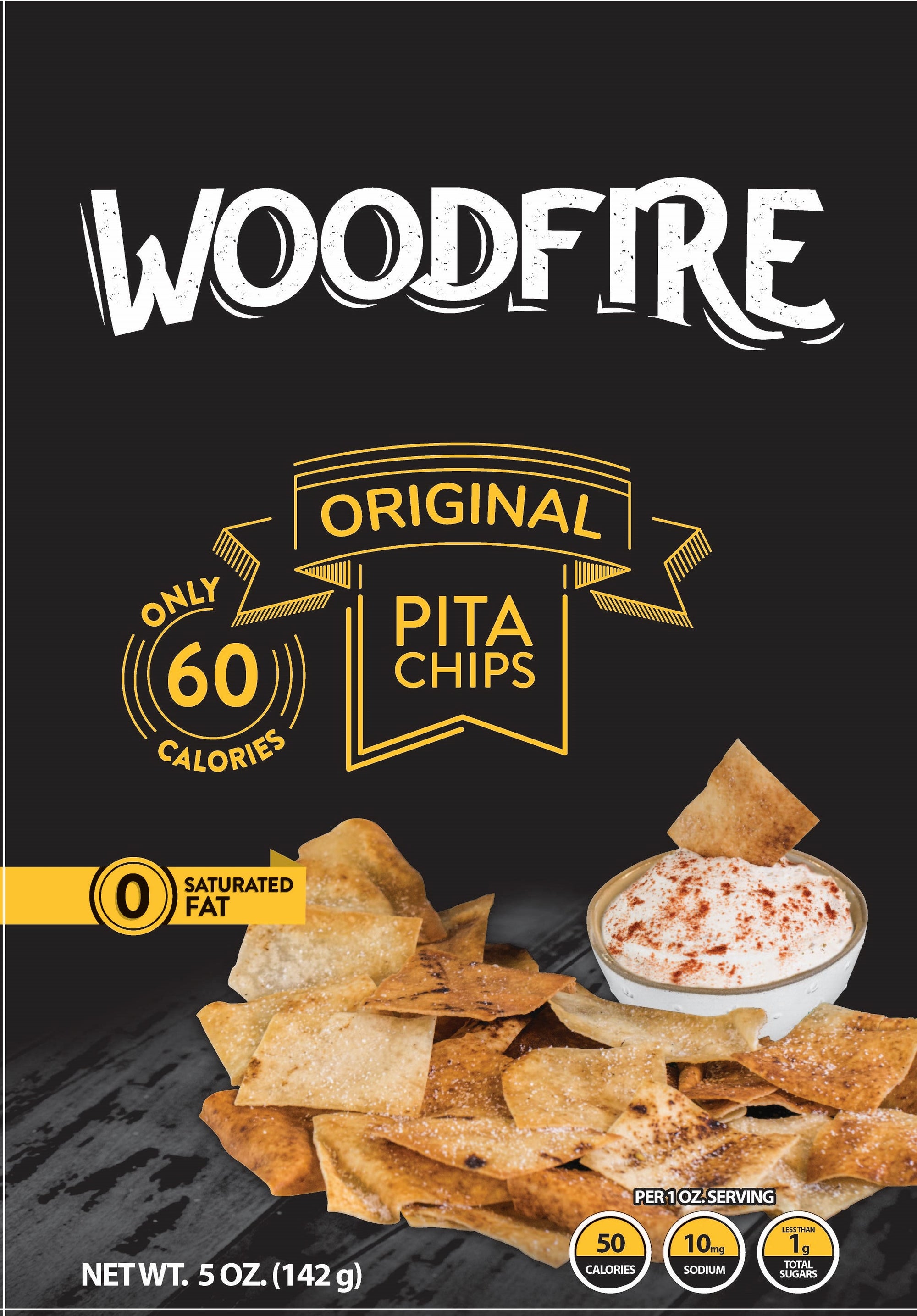 Plain Pita Chips - 5oz (12 Pack)