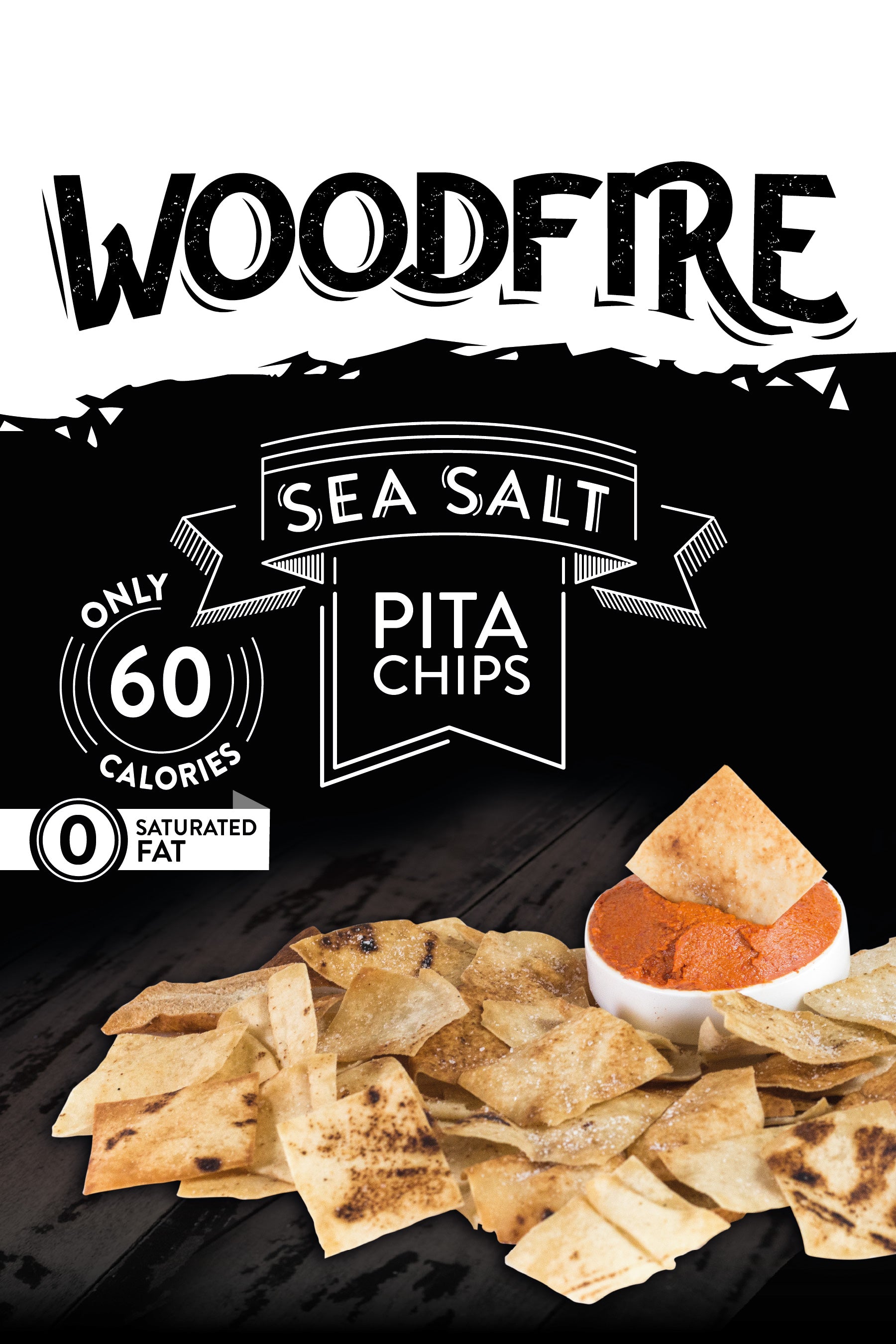Seasalt Pita Chips - 5oz (12 Pack)